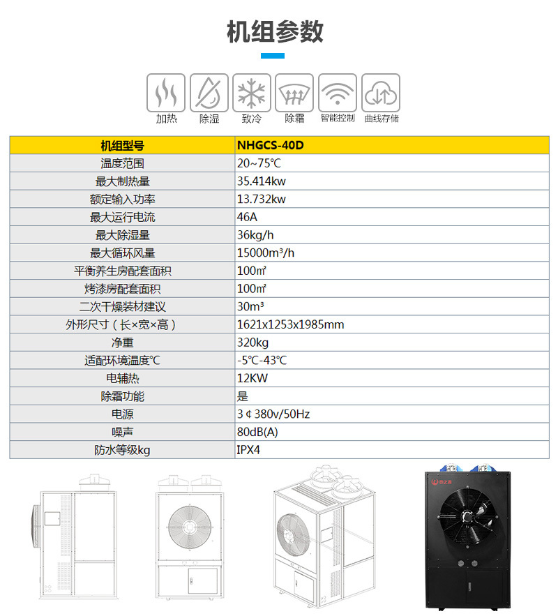 热之源平衡除湿机_家具半成品恒温恒湿养生机(图7)