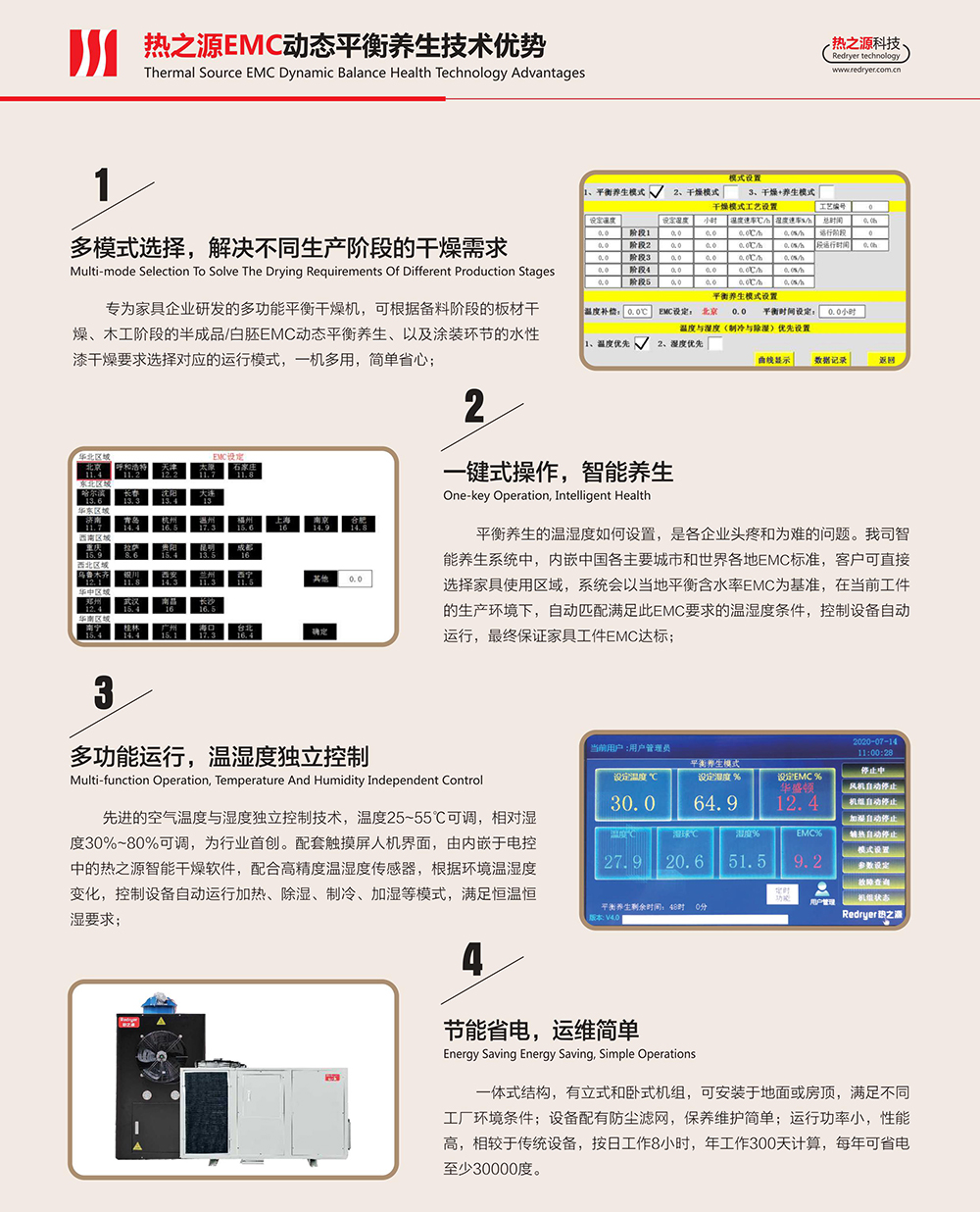 热之源“EMC”动态平衡养生技术优势